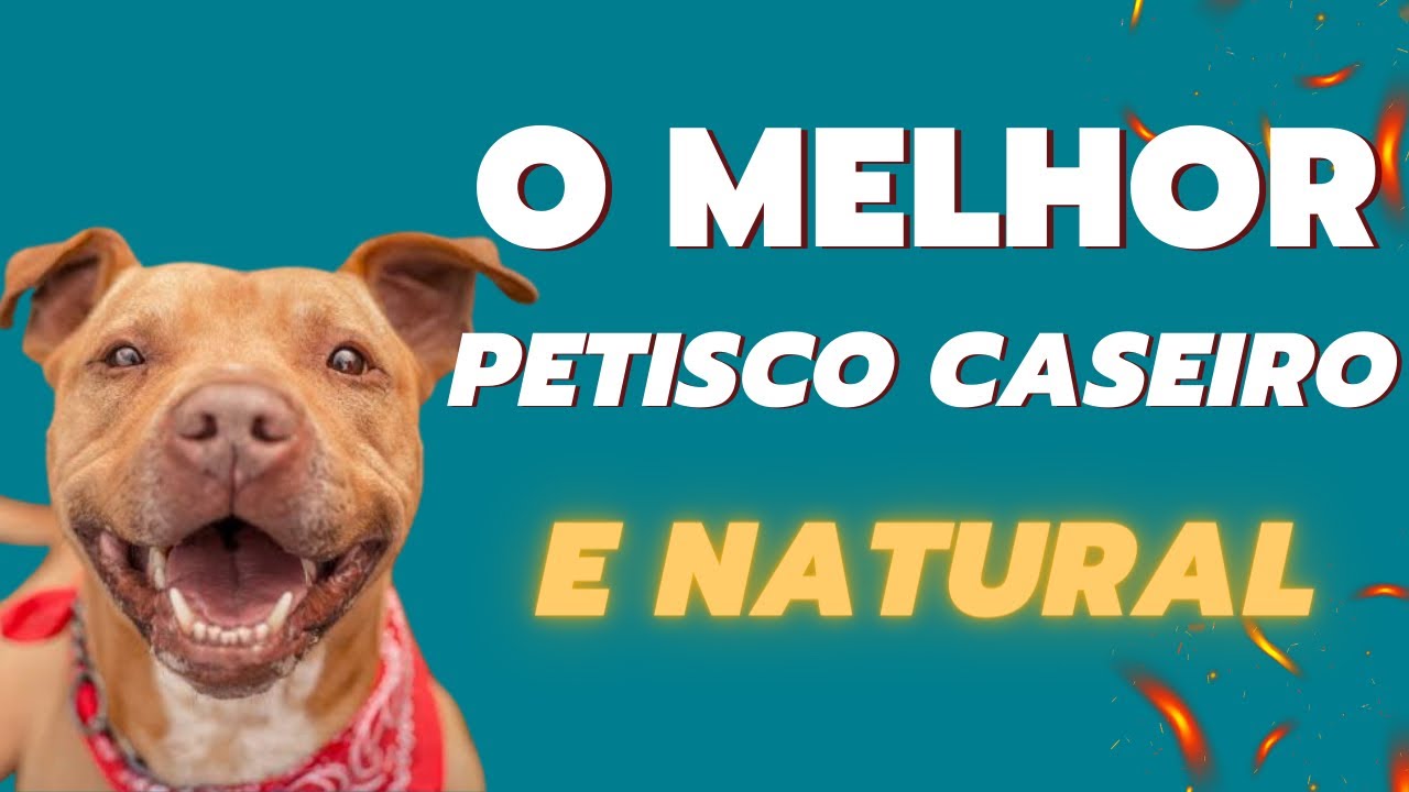 Receita: O melhor petisco natural para qualquer cachorro - Ridiculamente fácil de fazer!