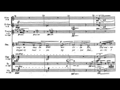 Webern - 4 Songs for Voice and Orchestra, Op. 13