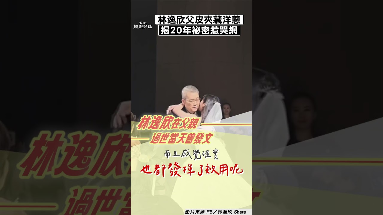 影音／林逸欣父病逝當天PO文藏洋蔥　揭「皮夾20年祕密」惹哭網