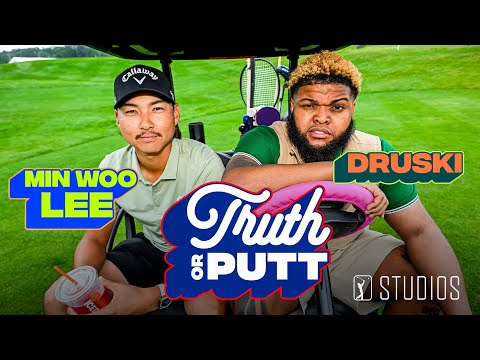 Min Woo Lee on the HOT SEAT with Druski in 'Truth or Putt' | PGA TOUR Studios