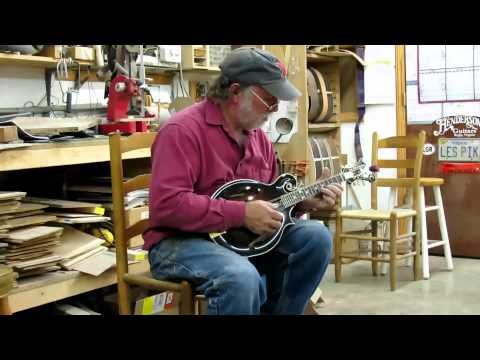 Wayne Henderson Finishing Up A New Mandolin