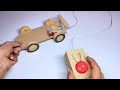 How To Make Cardboard R C Car Remote Control Car Kaise Banaye Motor Se