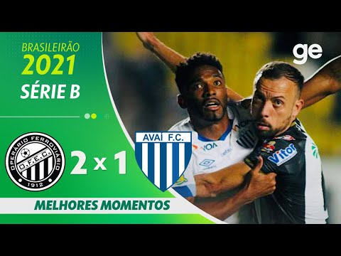 OPERÁRIO-PR 2 X 1 AVAÍ | MELHORES MOMENTOS | 32ª RODADA BRASILEIRÃO 2021 | ge.globo