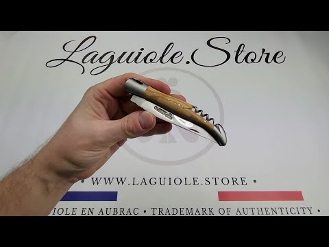 Laguiole Corkscrew Knife Olivewood Handle