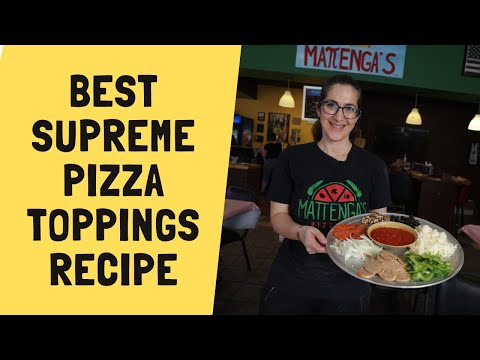 Delicious SUPREME pizza | Best Supreme Pizza Toppings Recipe