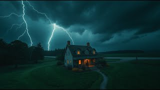 Powerful Thunder & Rain Sounds  Calming Storm for Sleep & Study