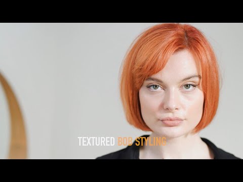 How To: Textured Layered Bob Styling | KMS Pro
