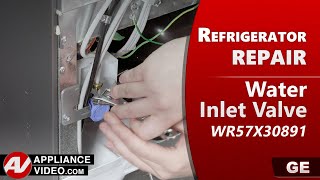 GE Refrigerator Leaking Water Water Inlet Valve Repair