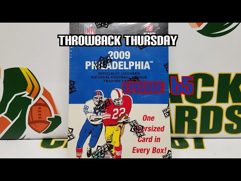 2009 Philadelphia Football Hobby Box Opening. Throwback Thursday EP 65