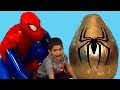 Super Giant Golden Surprise Egg - Spiderman Egg ...