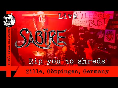 Live SABÏRE (Rip you to shreds) 2020 - Zille, Göppingen, Germany, 07 Mar