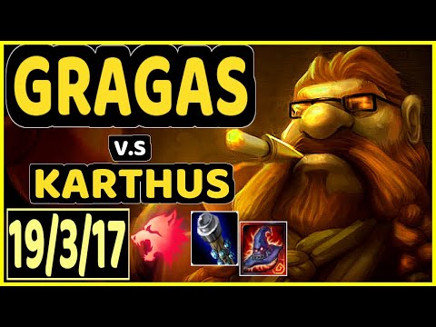 MINERVA (GRAGAS) vs KARTHUS - 19/3/17 KDA JUNGLE GAMEPLAY - BR Ranked GRANDMASTER