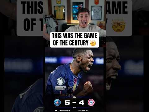 THE BEST UCL MATCH OF ALL TIME?! 🤯 #championsleague #bayernmunich #psg #kane #olise #dembele #goal