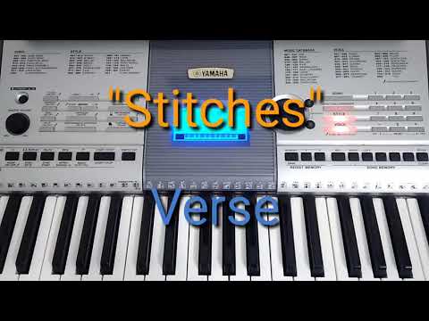 Shawn Mendes- Stitches (CPJ Verse piano lesson)
