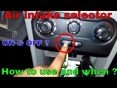 Car AC air intake selector | Auto Mech