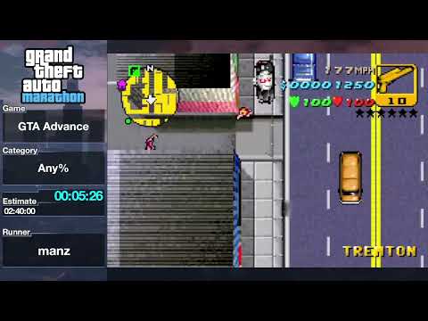 GTAMarathon 2022 - Grand Theft Auto Advance Any% by manz