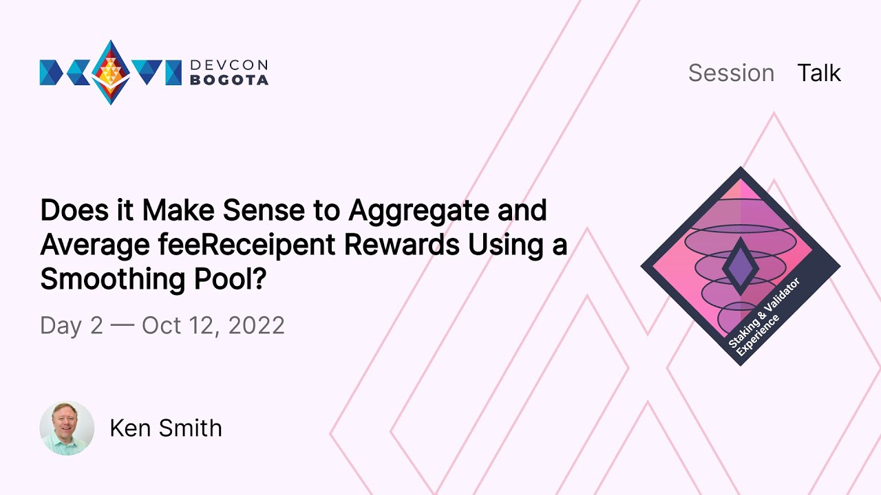 Does it Make Sense to Aggregate and Average feeReceipent Rewards Using a Smoothing Pool? preview