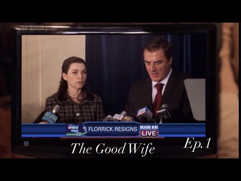 The Good Wife - First Episode, First Scene, Alicia Slaps Peter (1x01)