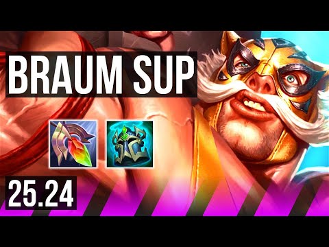 BRAUM & Aphelios vs BLITZCRANK & Kai'Sa (SUP) | 7k gold comeback | EUW Challenger | 25.24
