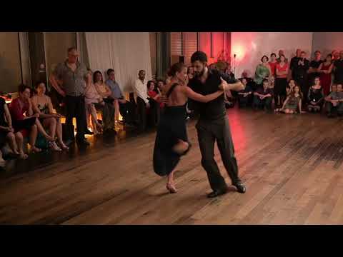  Adrian Ferreyra  and  Aneta Orlik  are  dancing  to  a  vals  by  Juan D'Arienzo  in  2019
