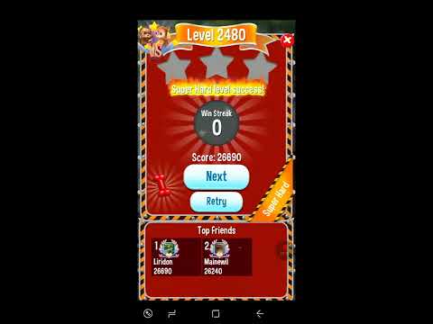 Pet Rescue Saga Level 2480 ~ NO BOOSTERS