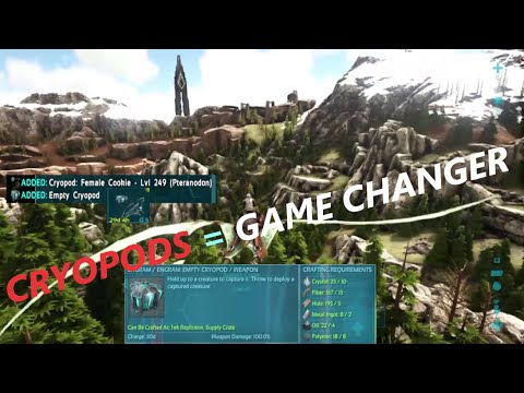 MAKING CRYOPODS + STEALING CRYOPODS | Ark Solo Small Tribes EP4 Official PvP PS4