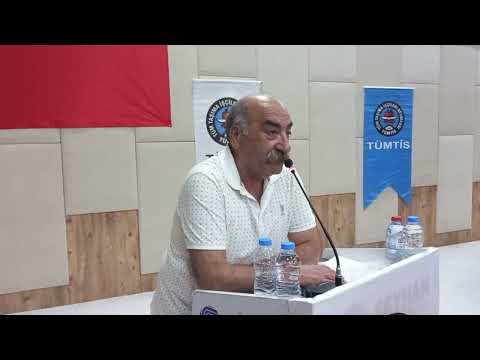 TÜMTİS Adana Şubenin 11. Olağan Kongresinde Mehmet Çelik KESK Şubeler Platformu adına Konuştu. 