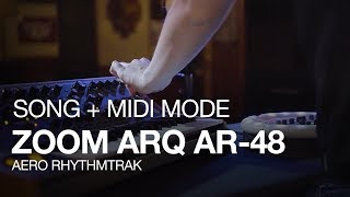 Video thumbnail for The Zoom ARQ AR-48: Song & MIDI Mode by ZoomSoundLab