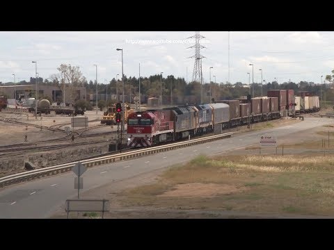 Massive Double Stacked Freight Trains: Pacific National Trains
