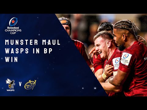 Highlights – Wasps v Munster Rugby Round 1 │Heineken Champions Cup 2021/22