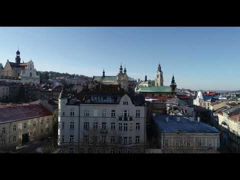 Przemyśl 2019 4K Dron Zima