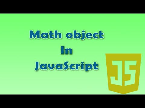 18 Math Object In Javascript