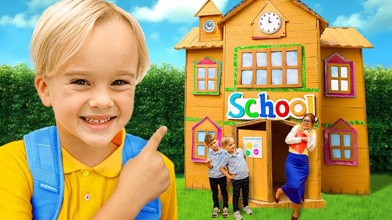 Creative Cardboard School Adventures with Chris and friends!