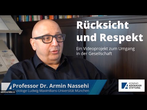 Rücksicht und Respekt: Professor Dr. Armin Nassehi über Empörung