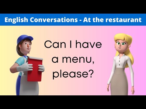 Conversa diária em inglês nº 1 | No restaurante