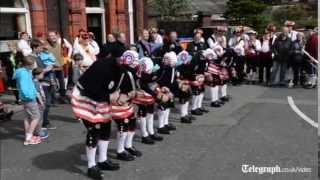 The Britannia Coconut dancers who 'black-up' to perform