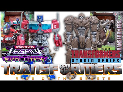 WOW! Transformers ROTB Voyager OPTIMUS PRIME & RHINOX REVEALED! Legacy Evo + Studio Series 2023 NEWS