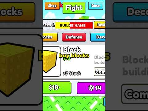 Game Name: Build ur base #roblox