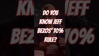 Jeff Bezos’ 70% Rule: The Secret to Making Smarter, Faster Decisions!#decisionmaking #smartdecisions