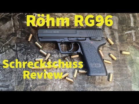 RÖHM RG96 Schreckschuss Pistole Review + Schusstest