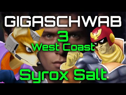 GIGASCHWAB 3: West Coast - Syrox (Fox) Vs. Salt (C.Falcon) Losers Semi Finals