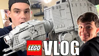 Building & Placing the LEGO UCS AT-AT! My NEW MacBook Pro! (MandR Vlog)