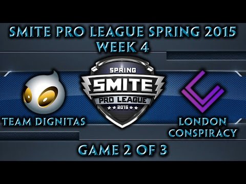 Smite Pro League: EU Week 4 - Team Dignitas vs. London Conspiracy (Game 2 of 3)