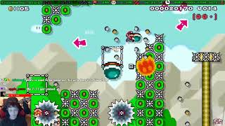 Super Mario Maker - Fun Mid-Air Run #teammidair by Black7