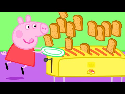 Peppa Pig Official Channel | Peppa Pig's Best Breakfast Club - The Toast Flood!