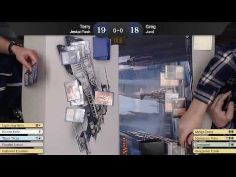 Modern Jund vs Jeskai Flash, 3 Feb 2017