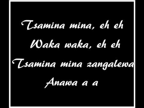 Waka Waka(This Time For Africa) Lyrics -- Official World Cup 2010 Song by Shakira