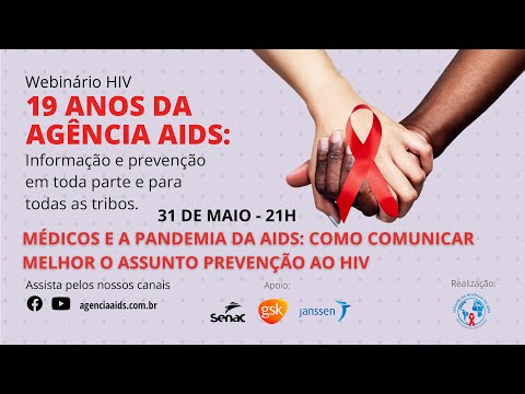 LIVE ÀS TERÇAS: Médicos e a Pandemia da Aids – como comunicar melhor o assunto prevenção ao HIV