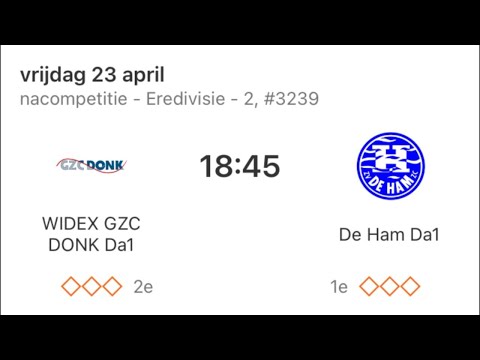 WIDEX GZC Donk D1 - De Ham D1