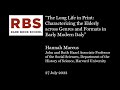 The Long Life In Print Characterizing The Elderly Across Genres And Formats In Early Modern Italy